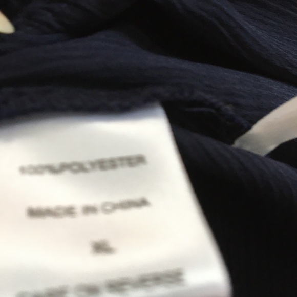 New York & Company DARK NAVY Off Shoulder Top - Picture 8 of 8